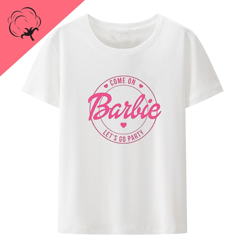 T-Shirt Barbie en coton