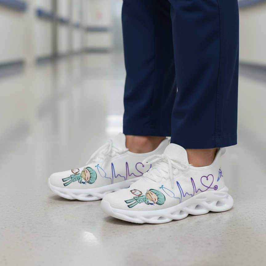 Chaussures "Infirmière" Sneakers Confortables - 9 modèles