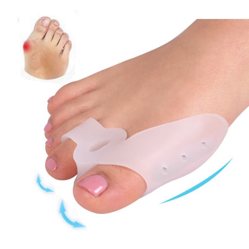 Séparateur d'orteils en silicone | Correcteur Hallux Valgus