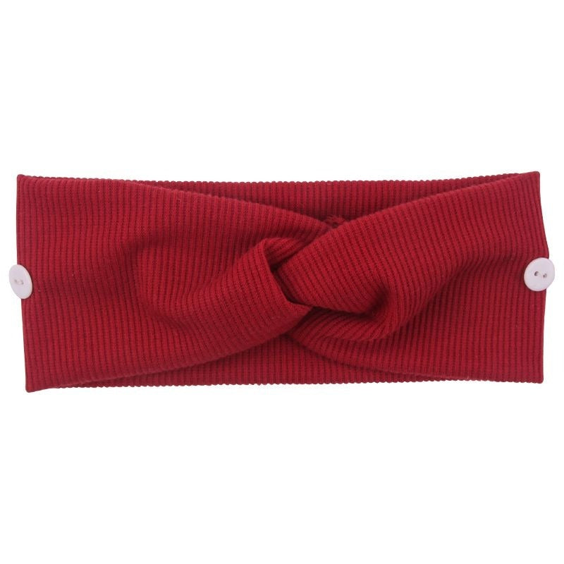 Bandeau | Serre tête avec bouton accroche masque | Accessoire infirmière