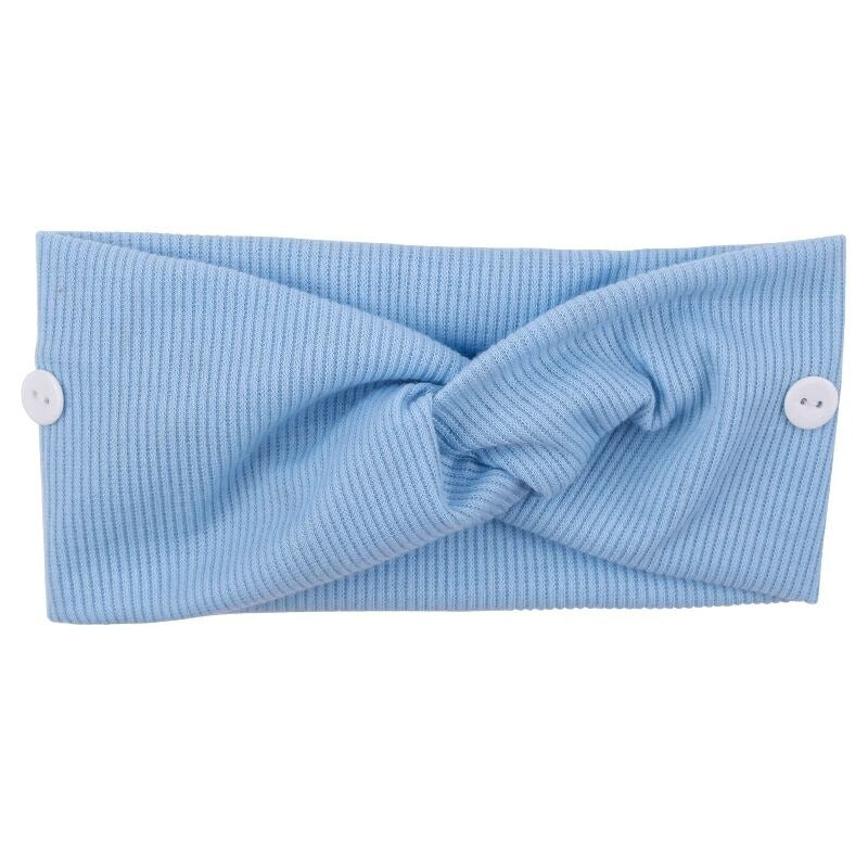 Bandeau | Serre tête avec bouton accroche masque | Accessoire infirmière
