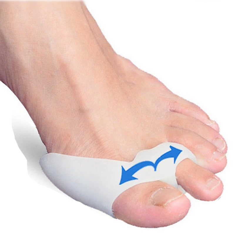 Séparateur d'orteils en silicone | Correcteur Hallux Valgus
