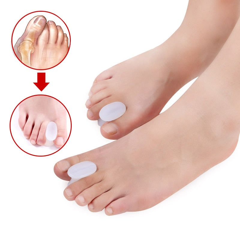 Séparateur d'orteils en silicone | Correcteur Hallux Valgus