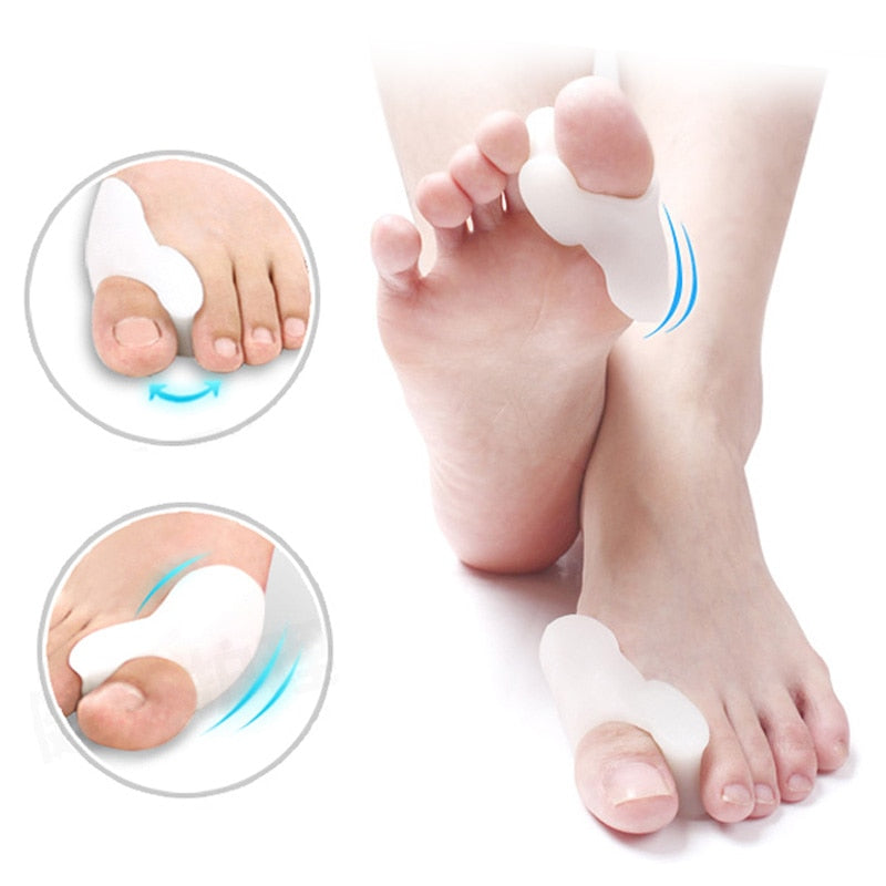 Séparateur d'orteils en silicone | Correcteur Hallux Valgus