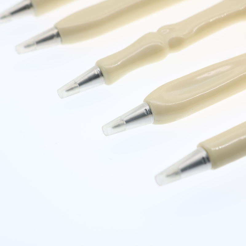 Lot de 5 stylos imitation Os