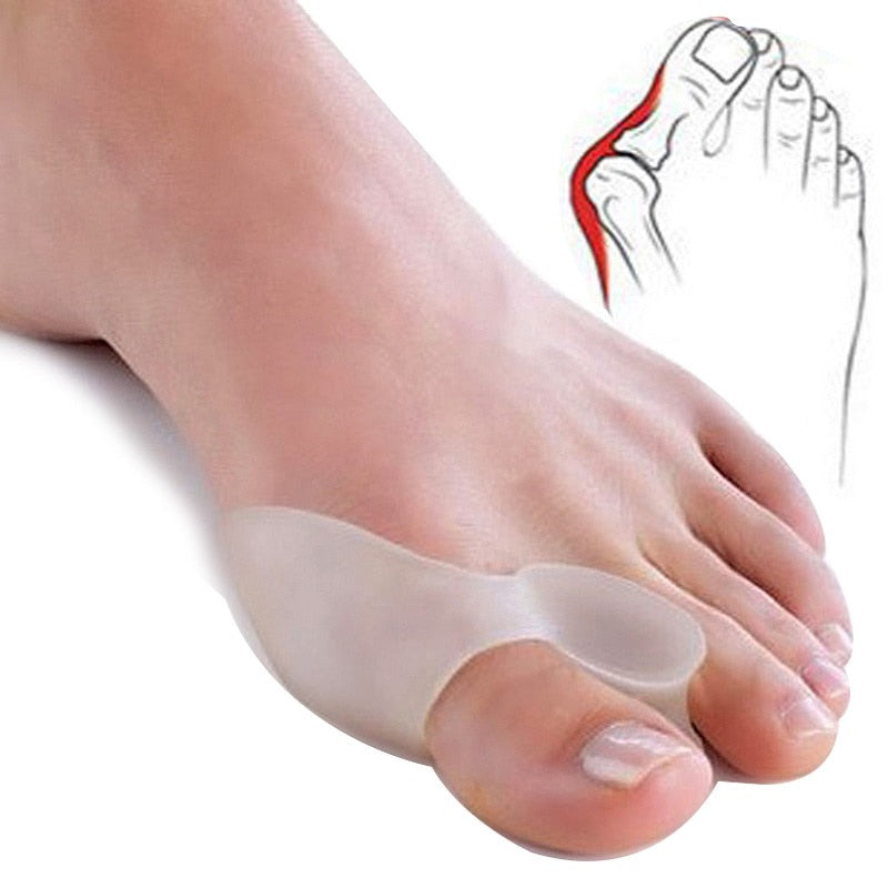 Séparateur d'orteils en silicone | Correcteur Hallux Valgus