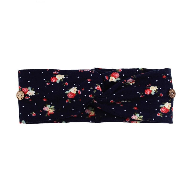Bandeau | Serre tête avec bouton accroche masque | Accessoire infirmière