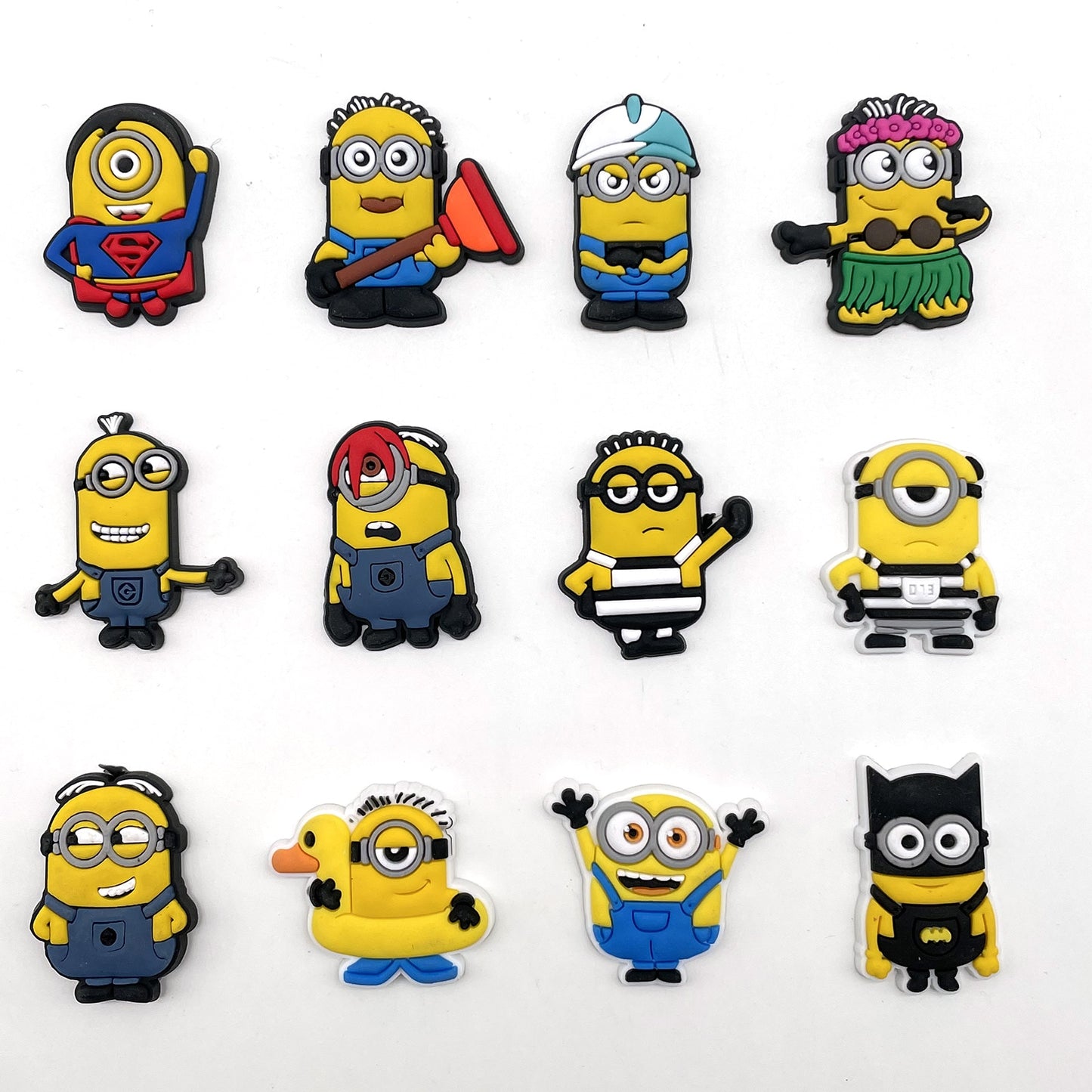 Charms "Les Minions" pour Crocs - Lot de 12