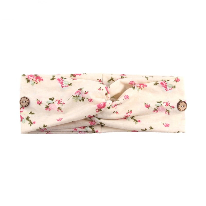 Bandeau | Serre tête avec bouton accroche masque | Accessoire infirmière