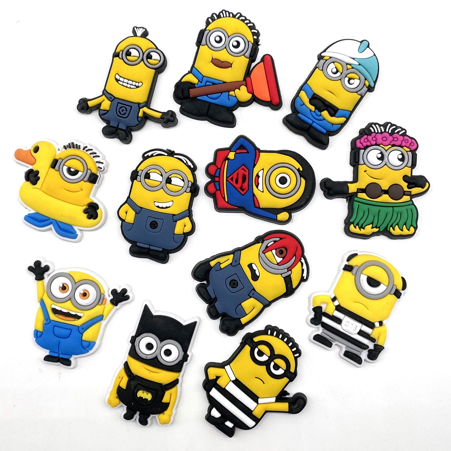 Charms "Les Minions" pour Crocs - Lot de 12