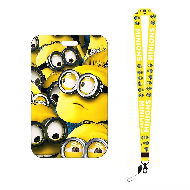 Porte-badge "Les Minions" infirmière avec tour de cou