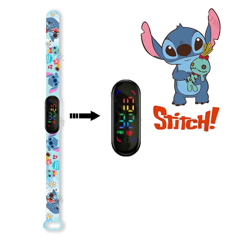 Montre infirmière Lilo & Stitch LED Waterproof