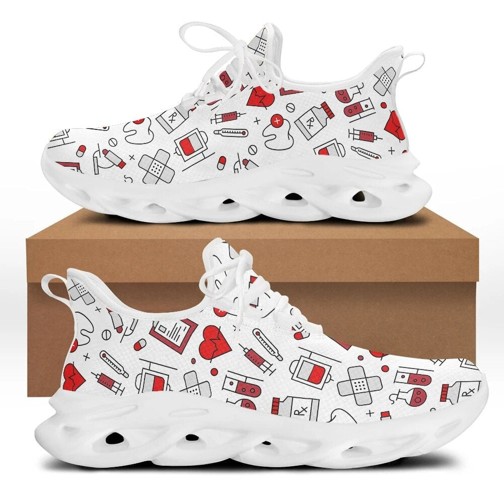 Chaussures infirmières Sneakers à motifs