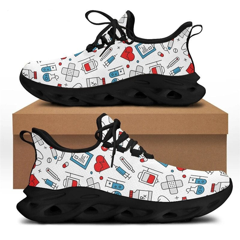 Chaussures infirmières Sneakers à motifs