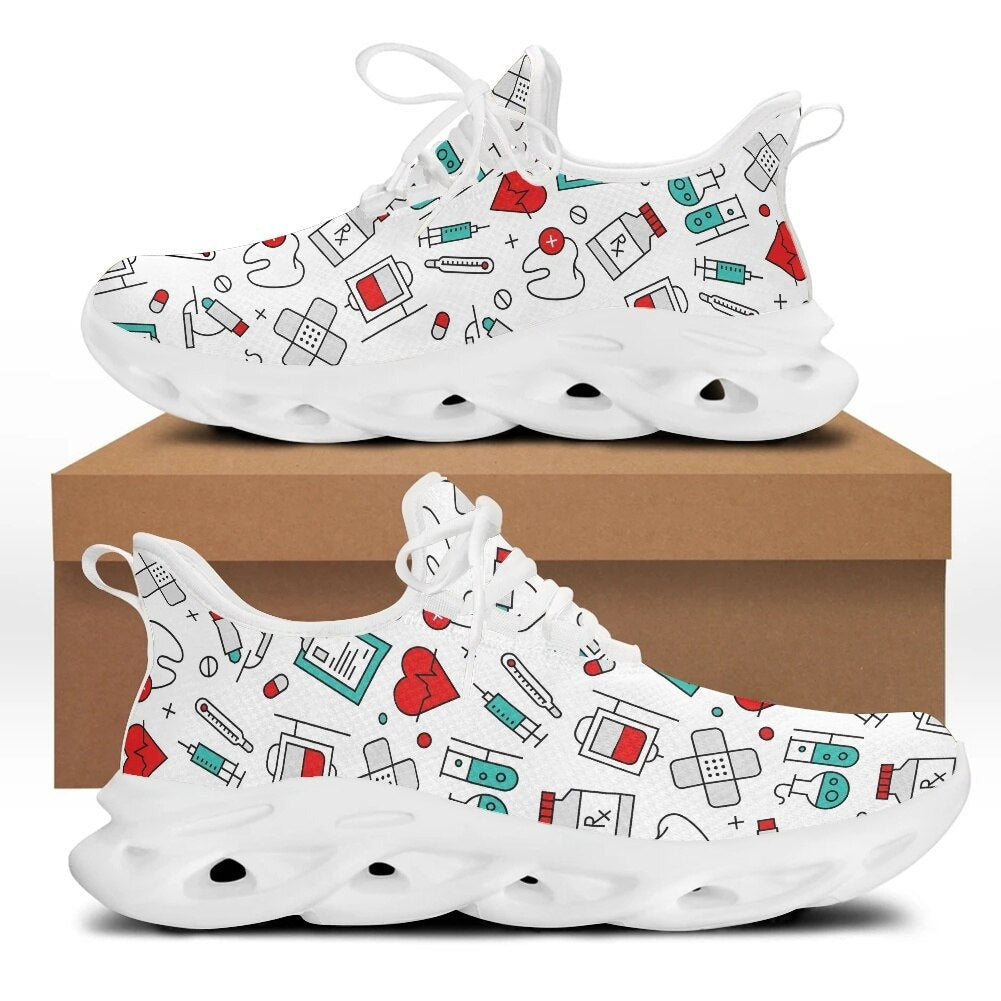 Chaussures infirmières Sneakers à motifs
