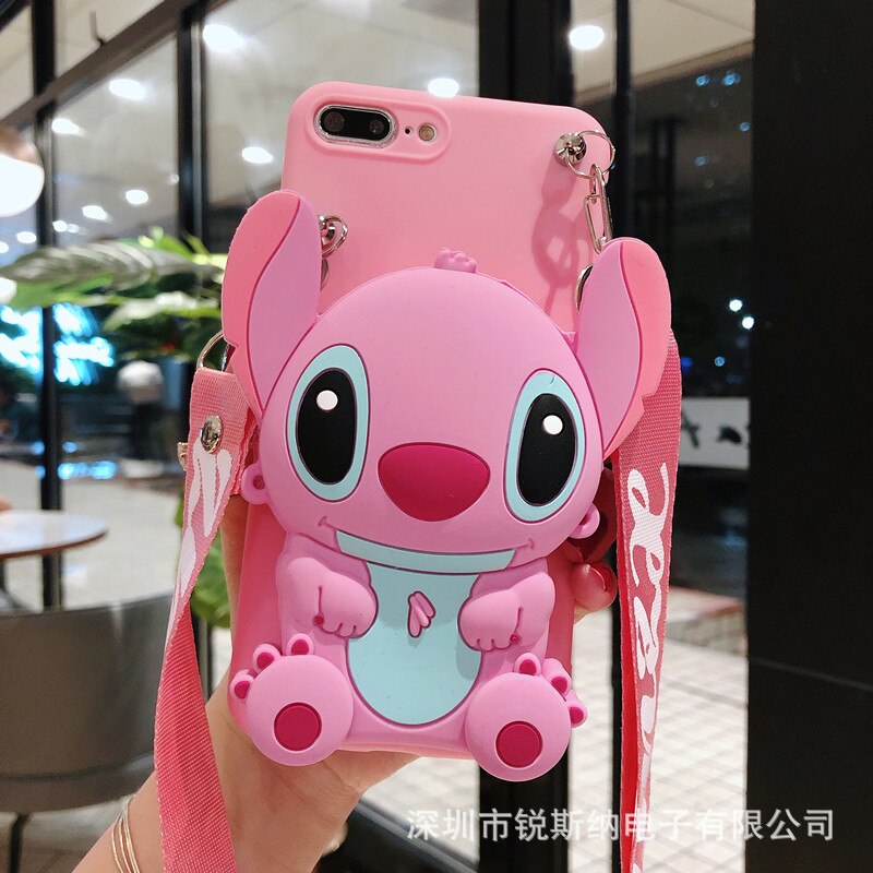 Coque iPhone bandoulière Lilo & Stitch + 10 modèles