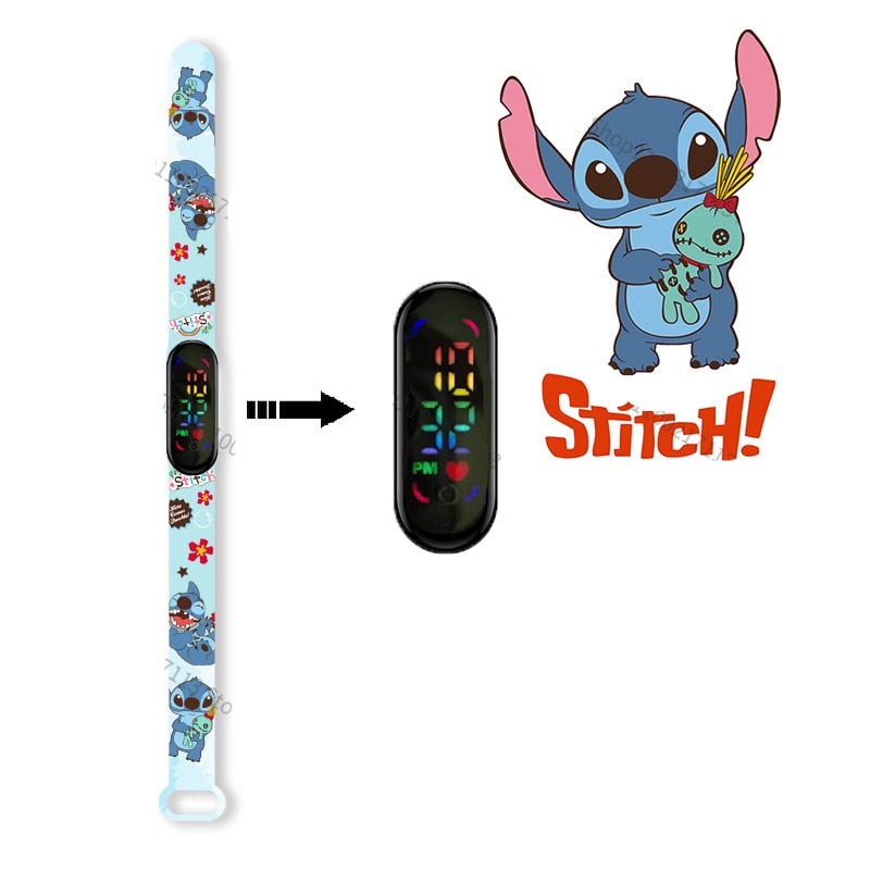Montre infirmière Lilo & Stitch LED Waterproof