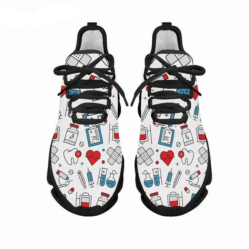 Chaussures infirmières Sneakers à motifs