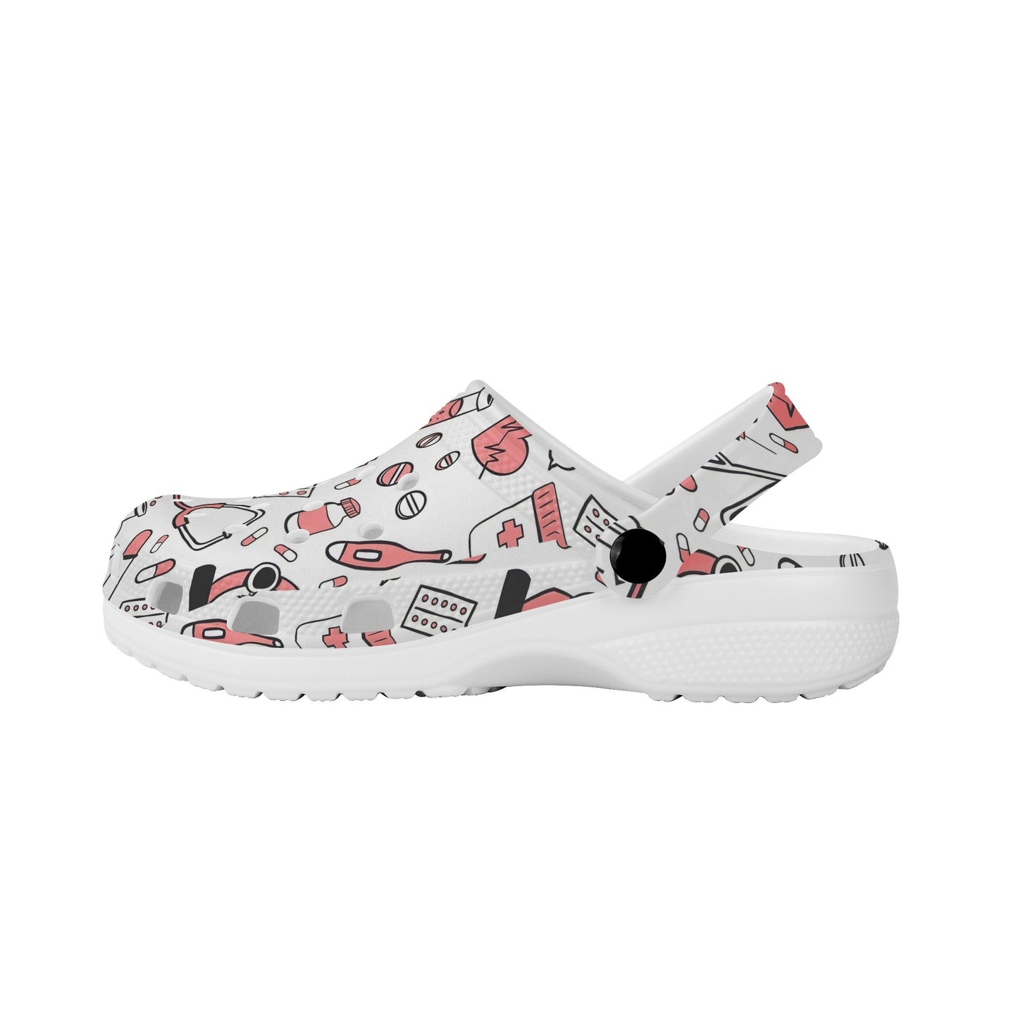 Sabots style Crocs Aide-Soignante & Infirmière - Motifs médicaux