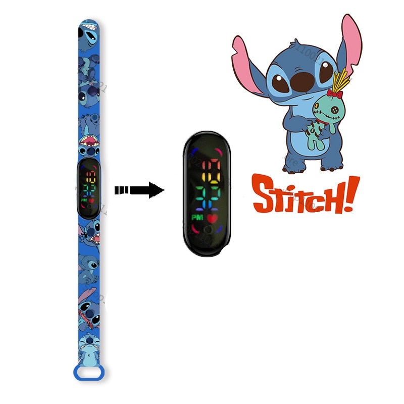 Montre infirmière Lilo & Stitch LED Waterproof