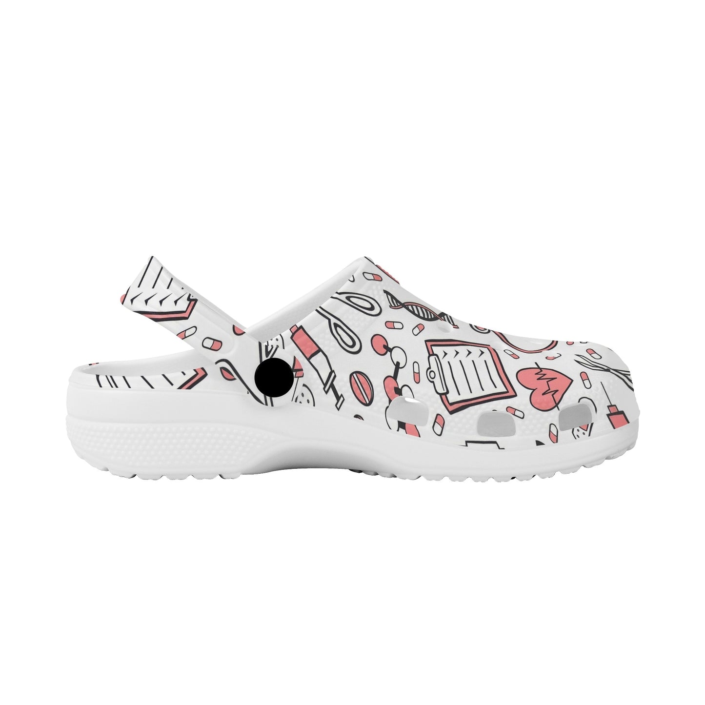 Sabots style Crocs Aide-Soignante & Infirmière - Motifs médicaux