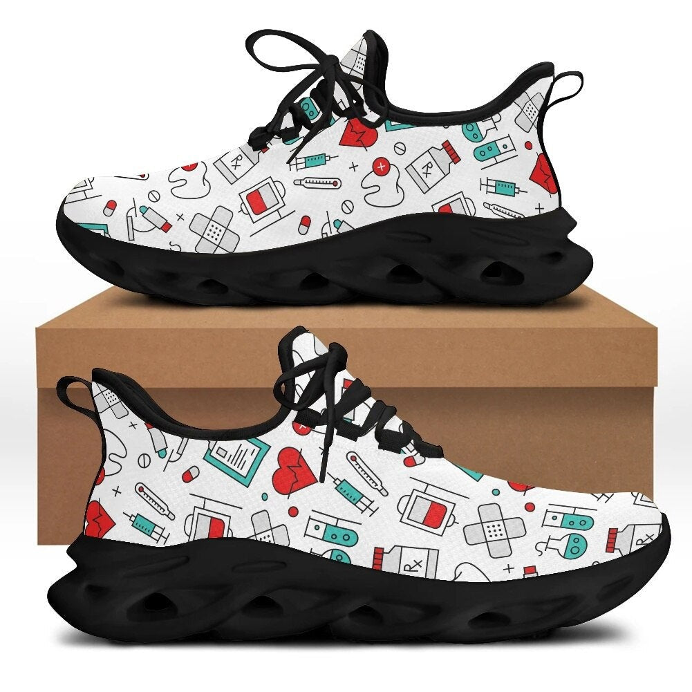 Chaussures infirmières Sneakers à motifs