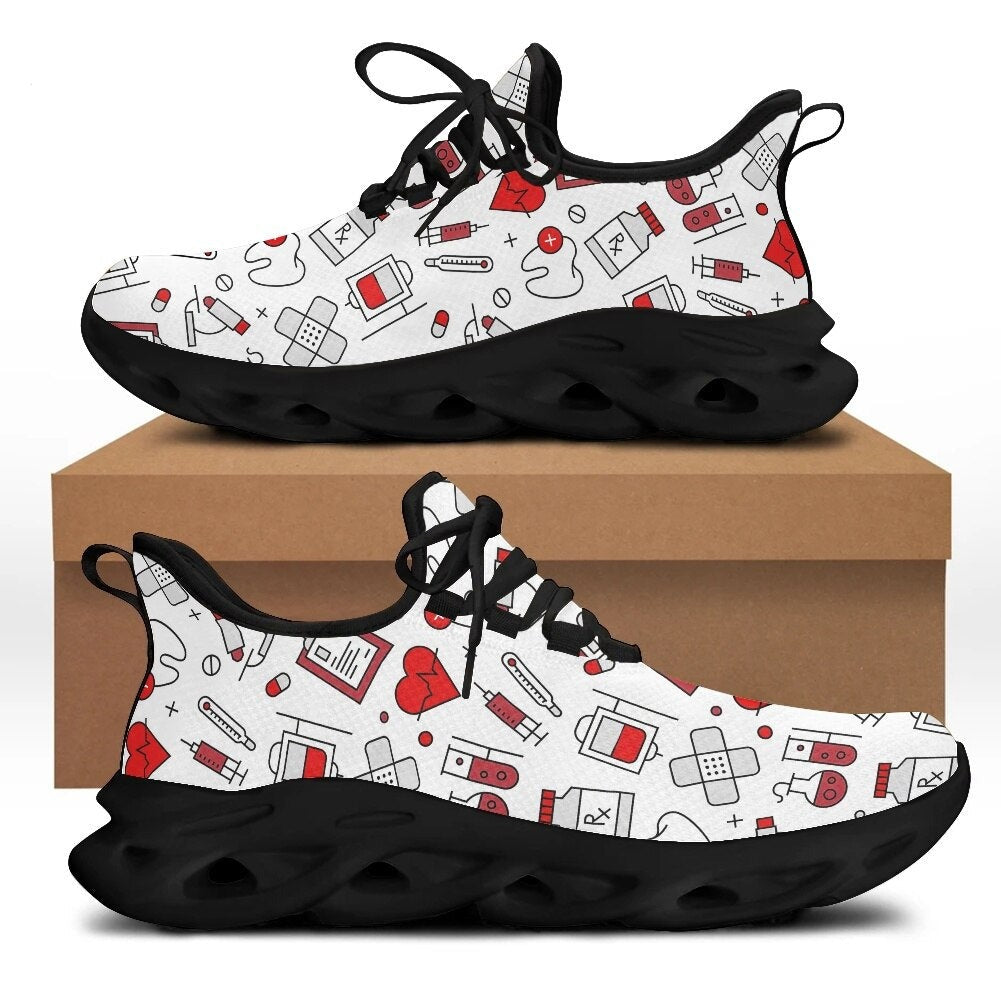 Chaussures infirmières Sneakers à motifs