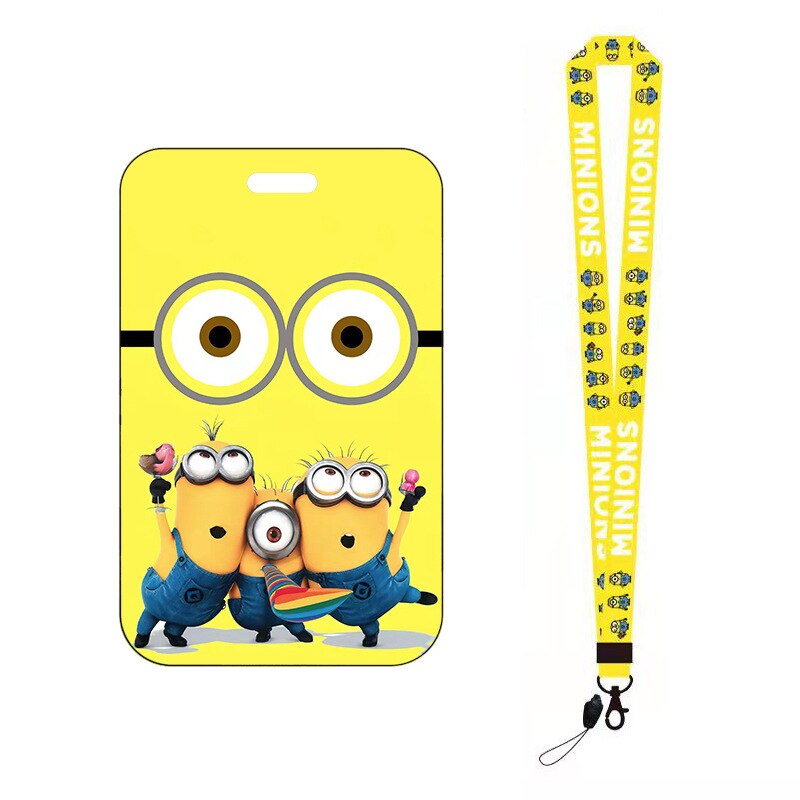 Porte-badge "Les Minions" infirmière avec tour de cou