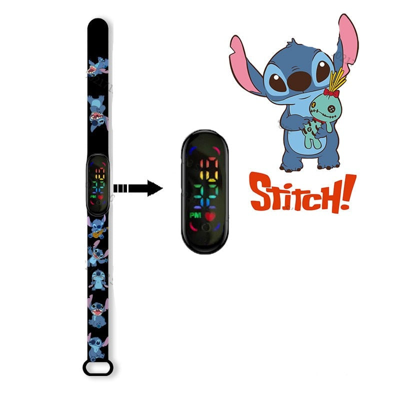 Montre infirmière Lilo & Stitch LED Waterproof