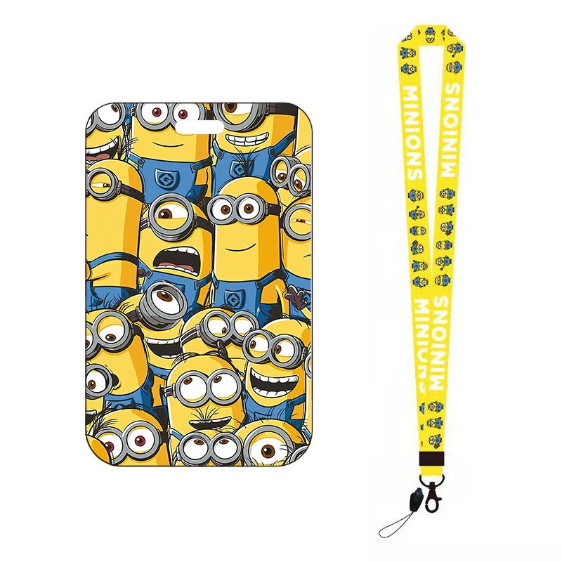 Porte-badge "Les Minions" infirmière avec tour de cou