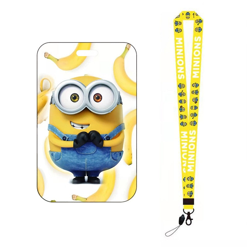 Porte-badge "Les Minions" infirmière avec tour de cou