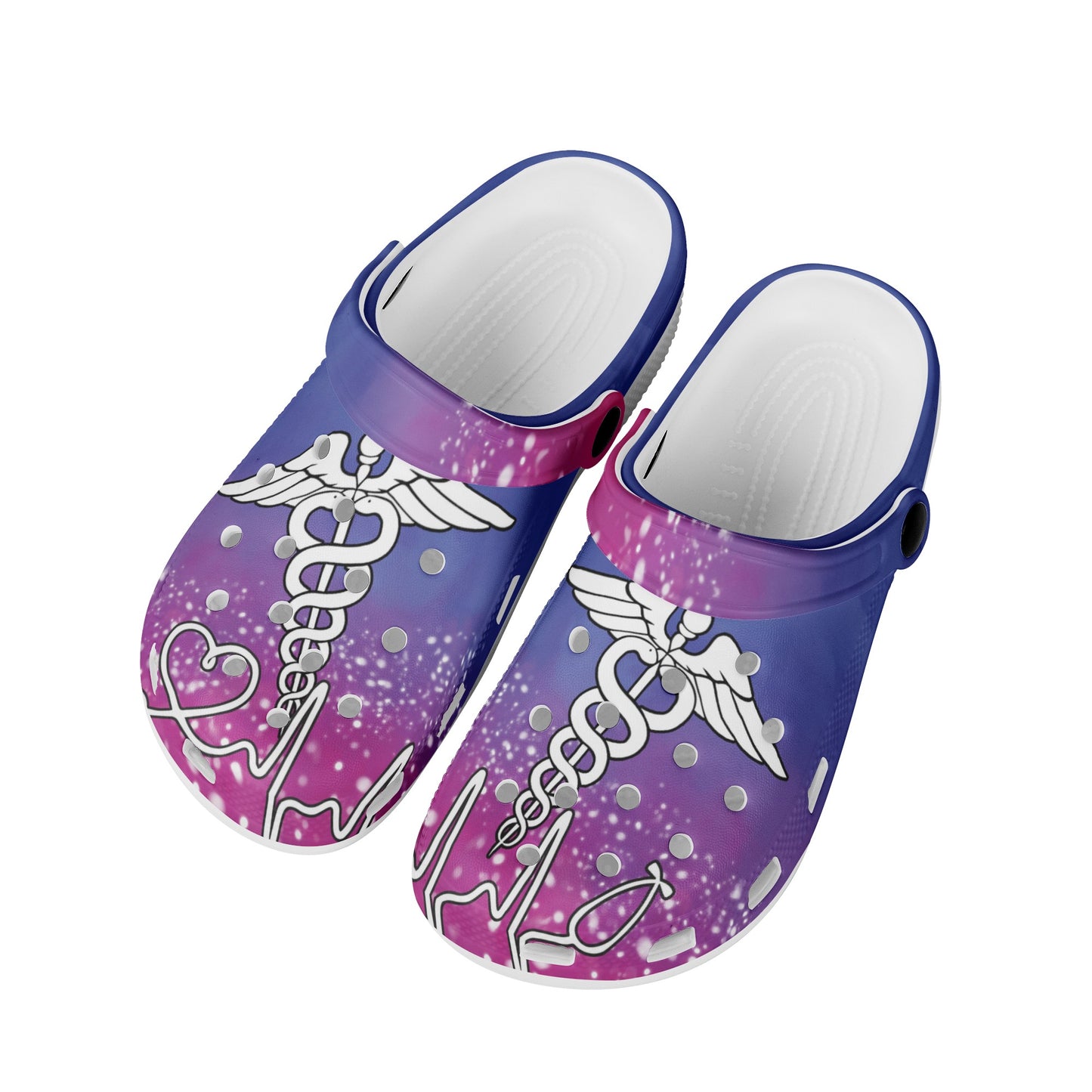 Sabots style Crocs Aide-Soignante & Infirmière - Motifs médicaux
