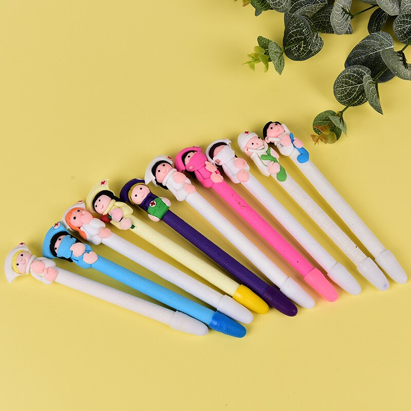 Lot de 5 - Stylos à bille fantaisies infirmières