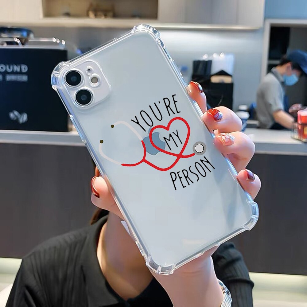 Coque Meilleure Amie "You're My Person" iPhone | Accessoire infirmière