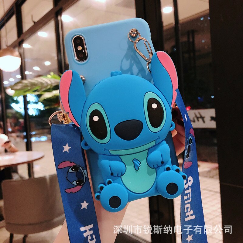 Coque iPhone bandoulière Lilo & Stitch + 10 modèles