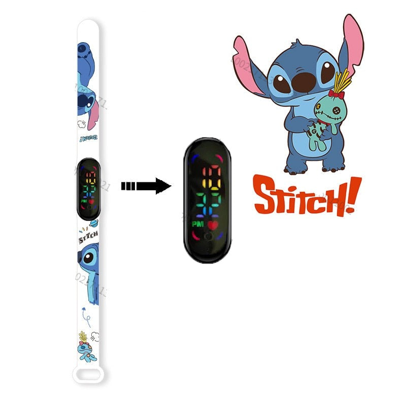 Montre infirmière Lilo & Stitch LED Waterproof