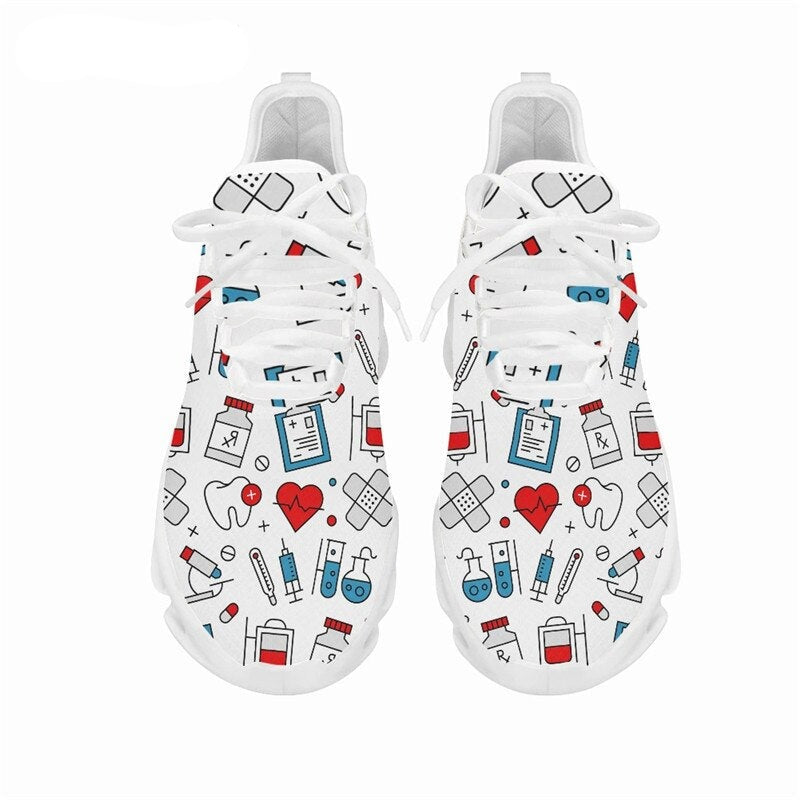 Chaussures infirmières Sneakers à motifs