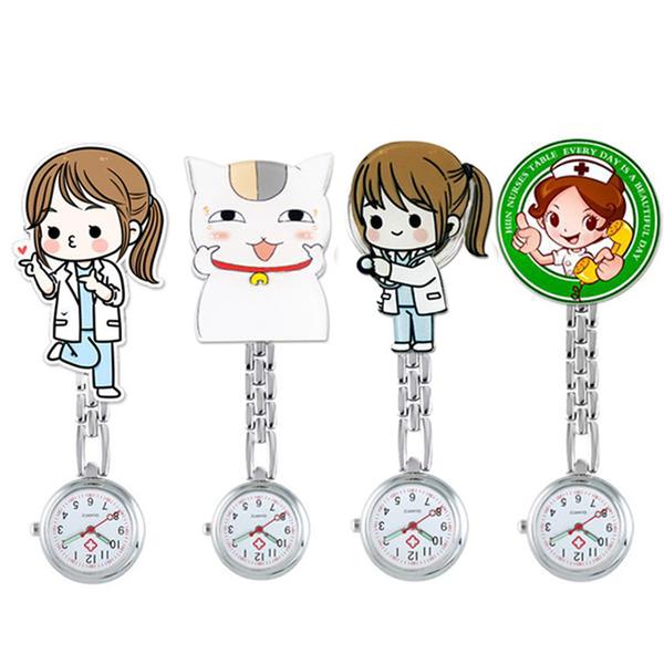 Montre infirmière à clip "Kawaii"