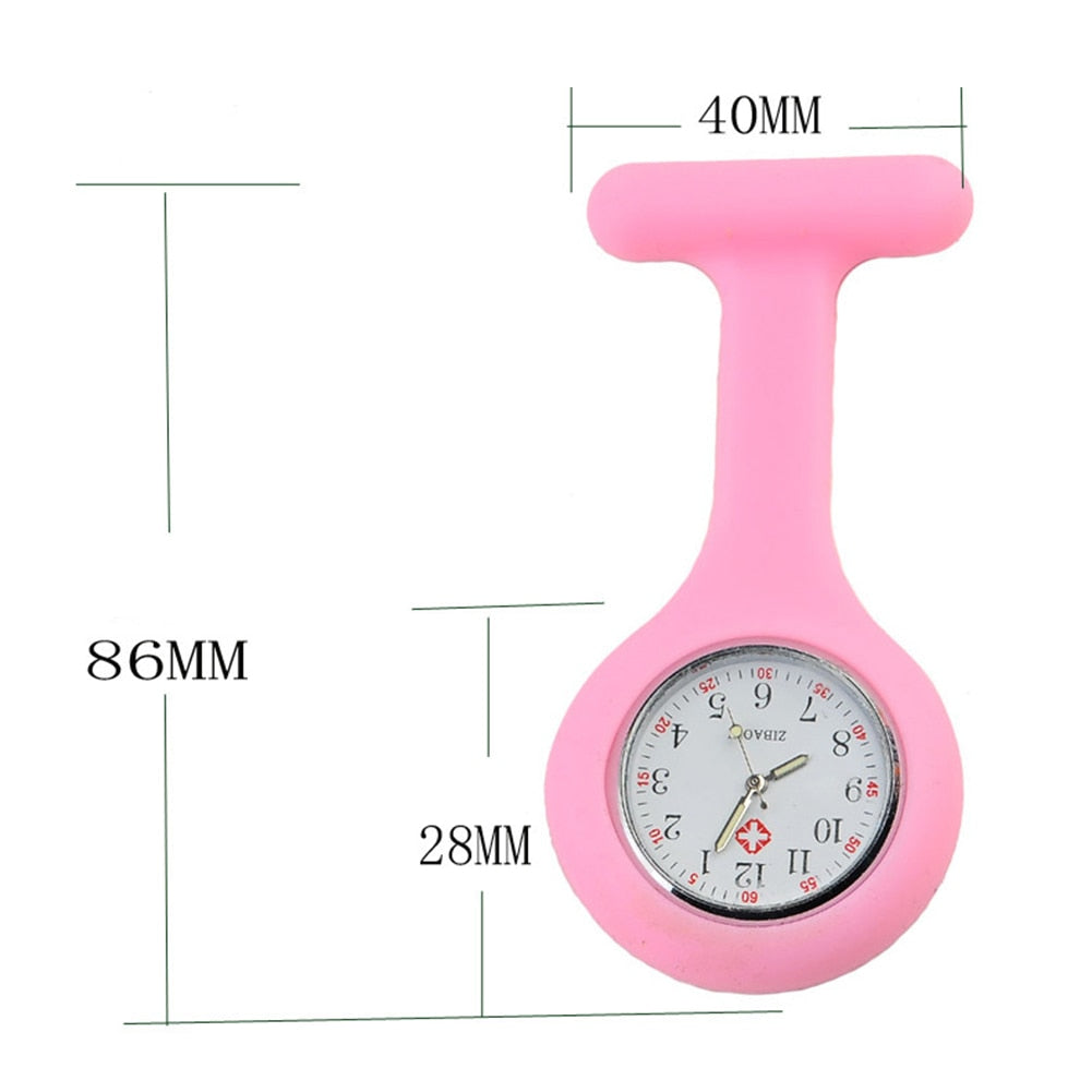 Montre infirmière silicone couleur