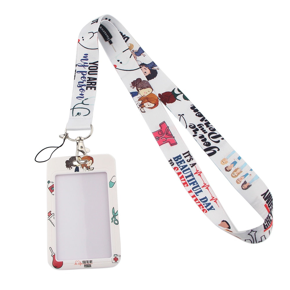 Cordon tour de cou / Porte-badge pour Infirmière - Grey's Anatomy