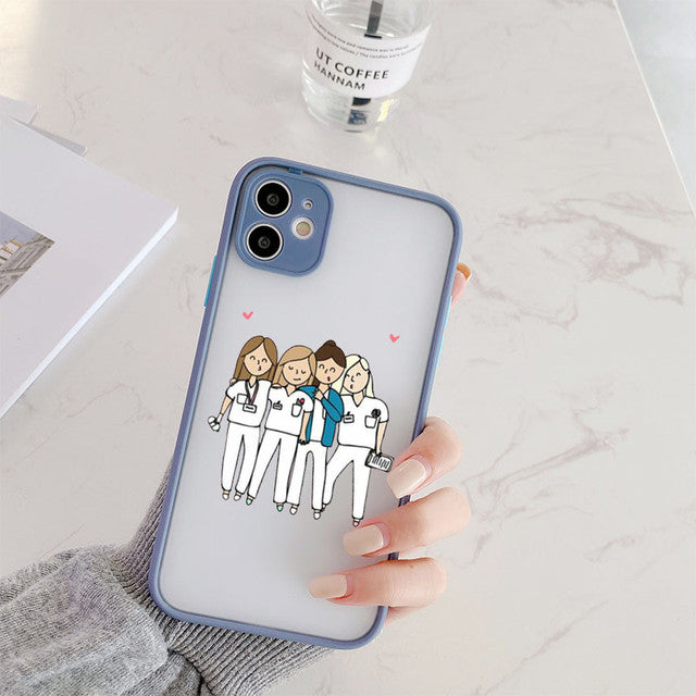 Coque iPhone Infirmière | Aide soignante | Cadeau infirmière