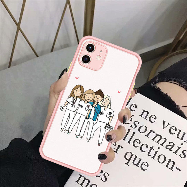 Coque iPhone Infirmière | Aide soignante | Cadeau infirmière