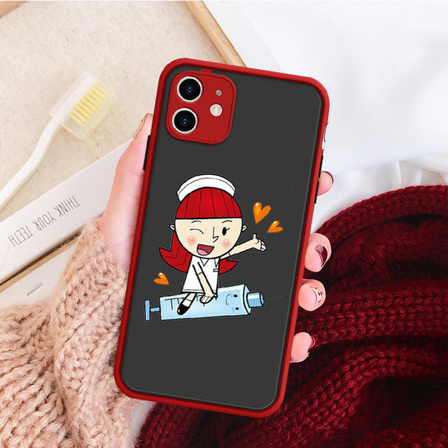 Coque iPhone Infirmière | Aide soignante | Cadeau infirmière