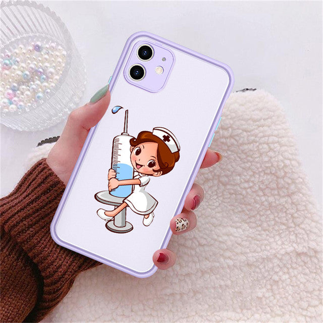 Coque iPhone Infirmière | Aide soignante | Cadeau infirmière