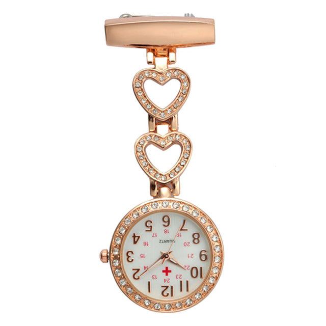 Montre infirmière avec Strass