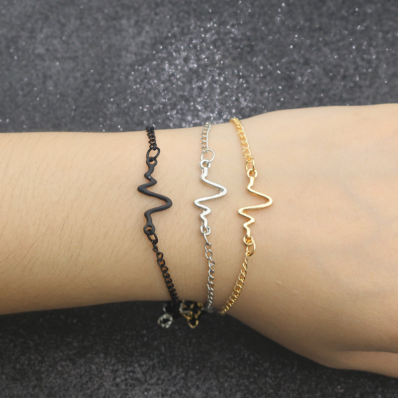Bracelet "Electrocardiogramme" (ECG)