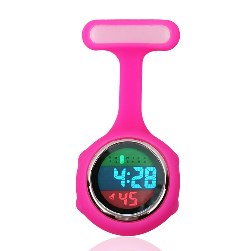 Montre infirmière digitale à cliper sur la blouse