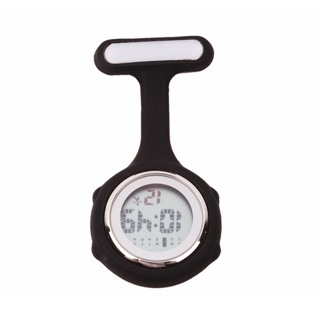 Montre infirmière digitale à cliper sur la blouse