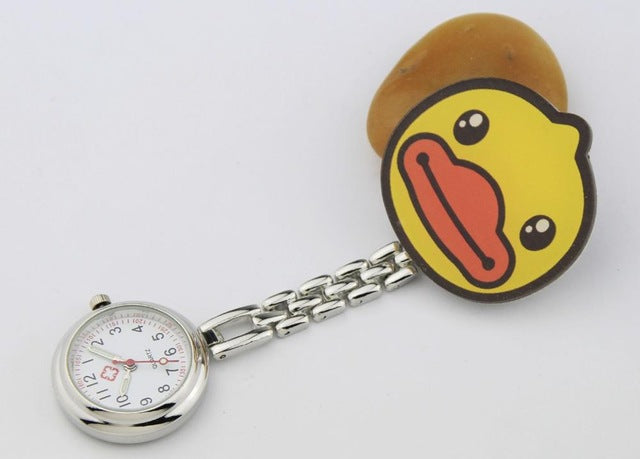 Montre à clip fantaisie chainette