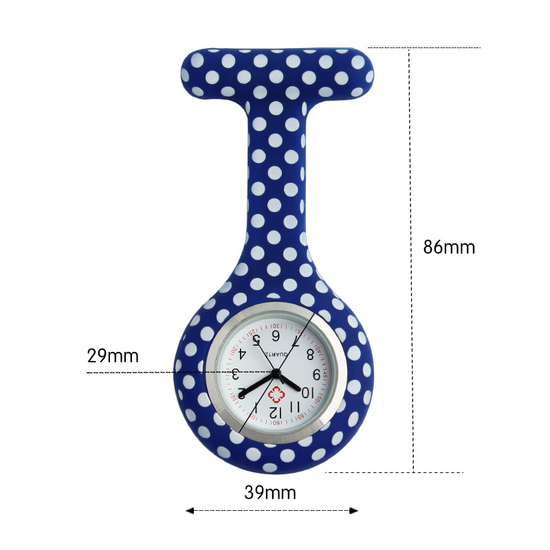 Montre infirmière à poids en silicone